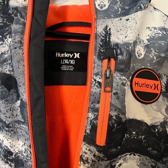 Boys Hurley ski jacket worn only once size 14/16 - Picture 2 of 5